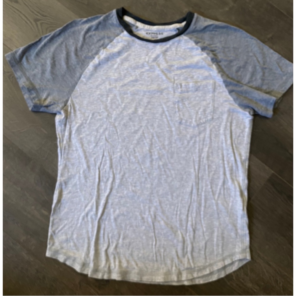 Express | Gray | Men’s short sleeve baseball T-shirt | size XS